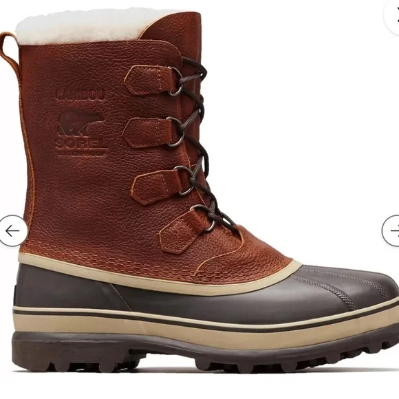 Sorel Caribou waterproof NWOB winter boots size 12 Snowshoe - Picture 3 of 11